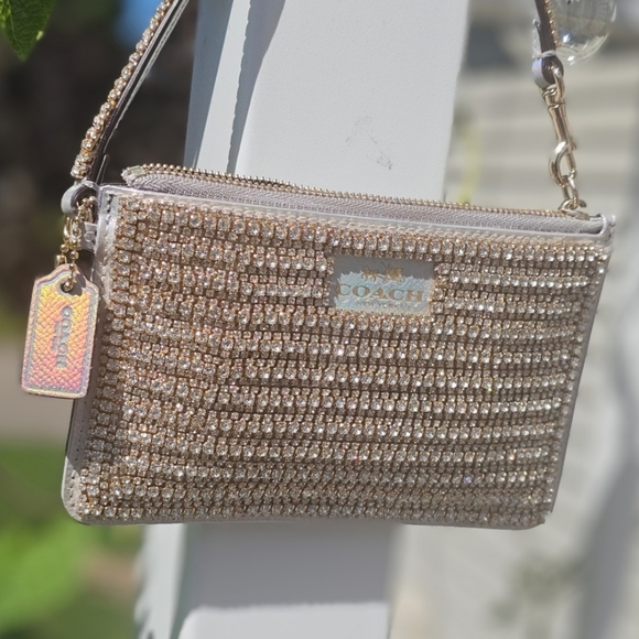 Coach Hologram Leather Corner Zip Wristlet 65517 (UPCRAFTED) - Picture 3 of 12